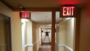 Hotel Emergency Exit Sign