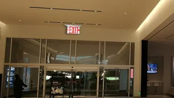 Shopping Mall Emergency Exit Sign