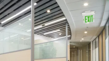 Office Building Emergency Exit Sign