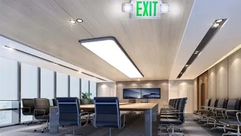 Office Building Emergency Exit Sign