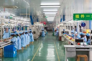 PCB assembly workshop