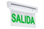 LE2912 Edge-Lit LED Exit Sign with ABS/Acrylic Panel (5 Green LEDs)