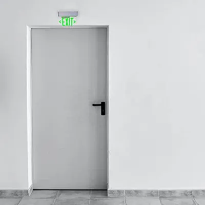 JELEX LED Emergency Exit Sign (12 Red/Green LEDs)