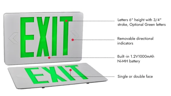 JEE Series Ultra Slim LED Exit Sign