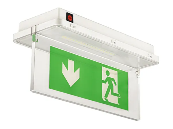 LE515-21 EXIT IP65 Waterproof LED Emergency Exit Sign (21 SMD3528 LEDs)