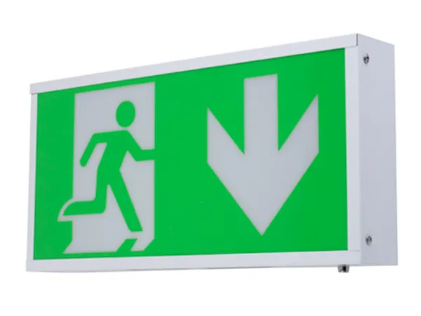 LE2914 Single Face LED Emergency Exit Box with Metal Housing