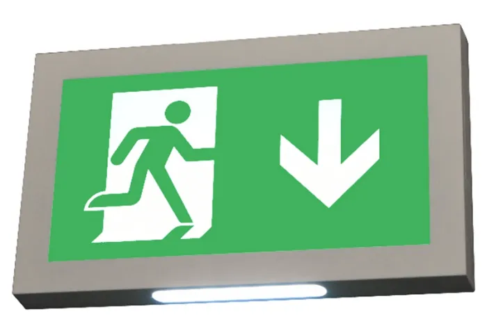 LE2915 Multi-Installation LED Emergency Exit Sign with Plastic Housing