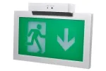 LE2915 Multi-Installation LED Emergency Exit Sign with Plastic Housing