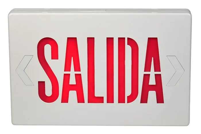 JEE Series cULus Approved SALIDA Exit Sign