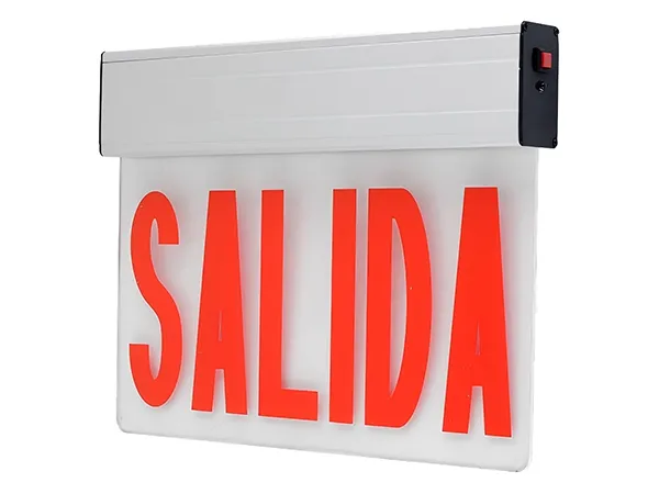 JEL1GW/JEL1RW Single Face SALIDA Emergency Exit Sign (12 LEDs)