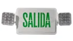 JLEC2GW-SA/JLEC2RW-SA Combo SALIDA Emergency Exit Sign with LED Heads