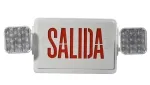 JLEC2GW-SA/JLEC2RW-SA Combo SALIDA Emergency Exit Sign with LED Heads