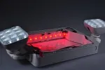 JLEC2BCW Bi-Color Emergency Exit Sign Combo with LED Heads