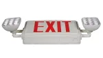 JLEC2GW/JLEC2RW LED Exit Sign/Emergency Light Combo (Green/Red Letters)
