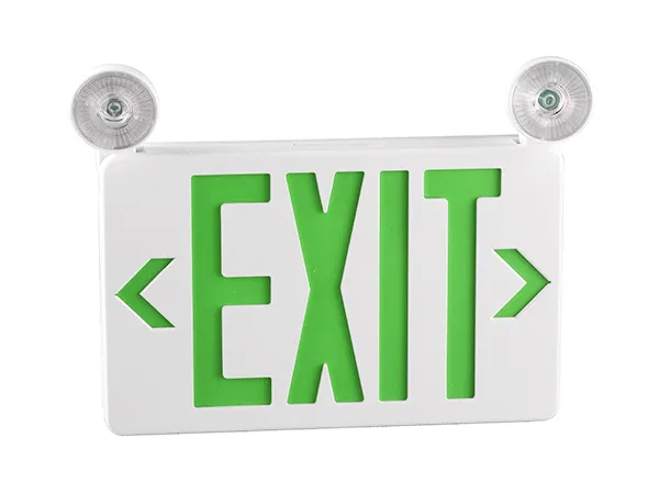 JLECB2GW/JLECB2RW Ultra Slim LED Exit Sign/Emergency Light Combo