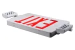 JLECD2GW/JLECD2RW LED Exit Sign/Emergency Light Combo (Green/Red Letters)