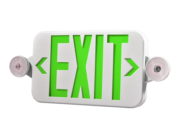 Emergency Exit Sign Combo