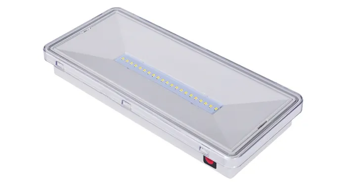 LE515-21 Waterproof LED Emergency Exit Sign Bulkhead (21 SMD2835 LEDs)