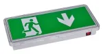 LE515-21 Waterproof LED Emergency Exit Sign Bulkhead (21 SMD2835 LEDs)