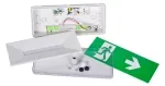 LE515-21 Waterproof LED Emergency Exit Sign Bulkhead (21 SMD2835 LEDs)