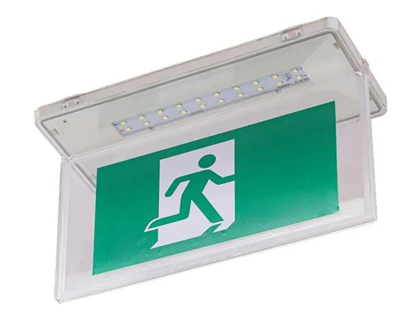 LE517 Waterproof LED Emergency Exit Sign Bulkhead (20 SMD2835 LEDs)