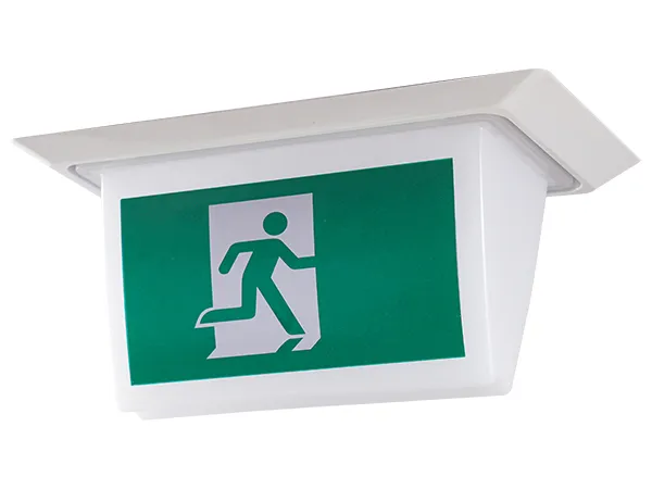 LE518 Waterproof LED Emergency Exit Sign Bulkhead (20 SMD2835 LEDs)